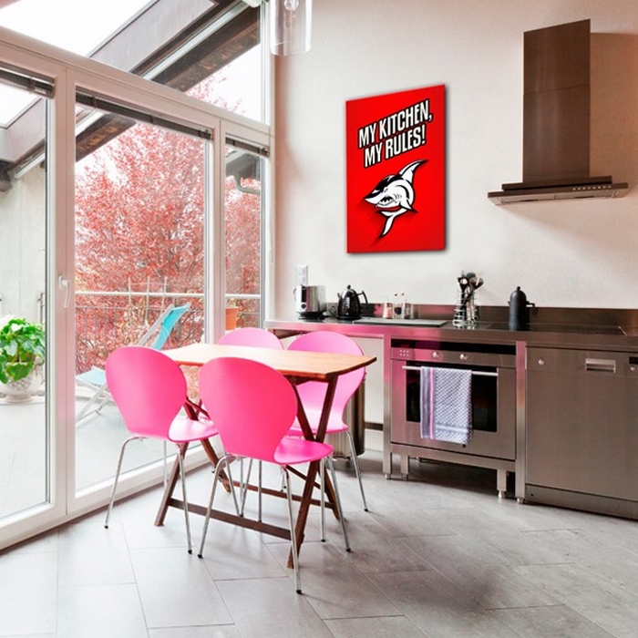 Tavla - My kitchen, my rules! 60x90 60x90 cm
