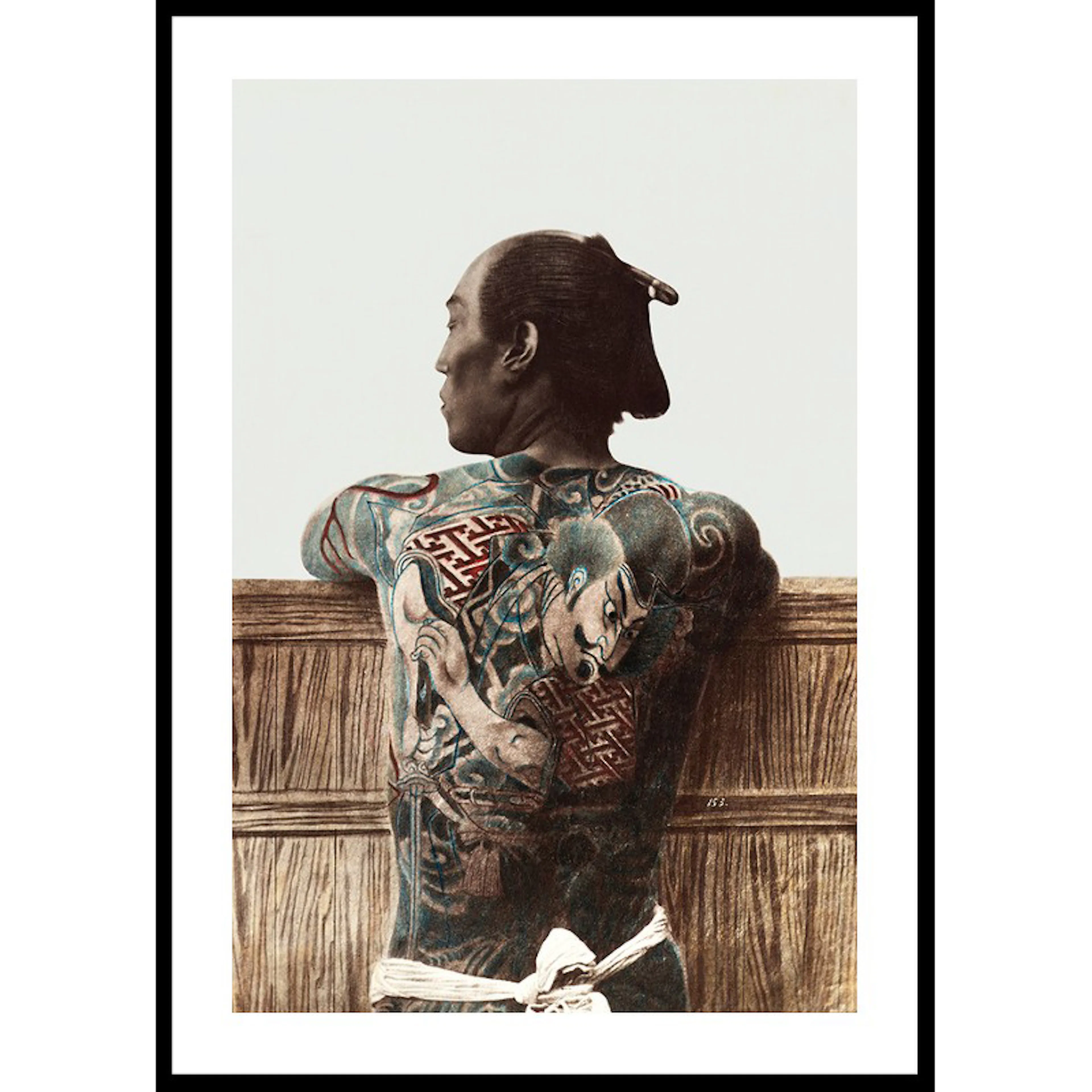 Tattoo In Color By Kusakabe Kimbei 50x70 50x70 cm