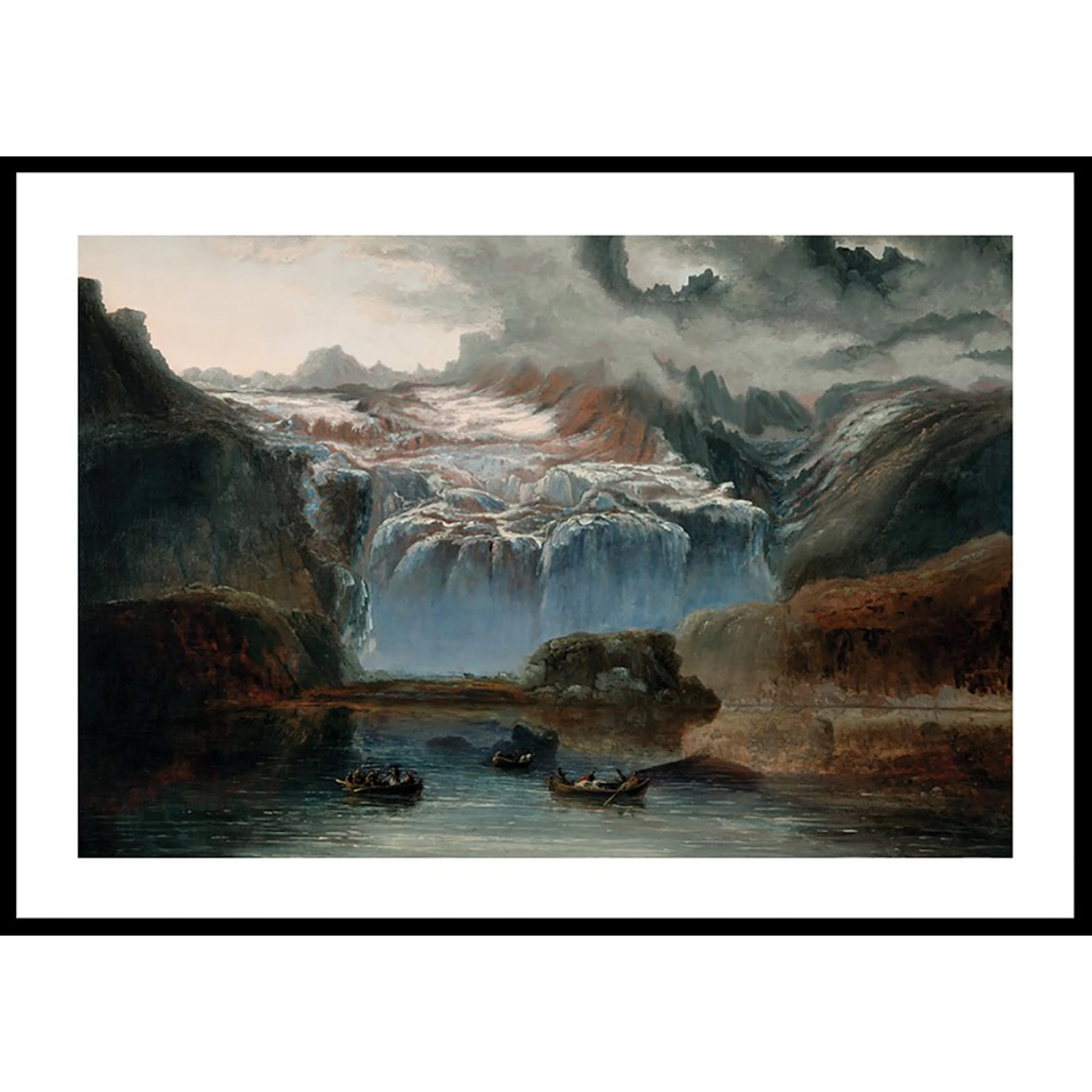 Poster Gallerix The Glacier By Peder Balke