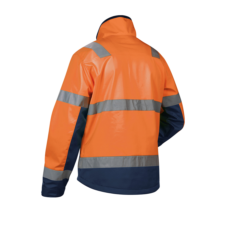 Jacka softshell Blåkläder 49002517 Varselorange/Marinblå, Storlek: S