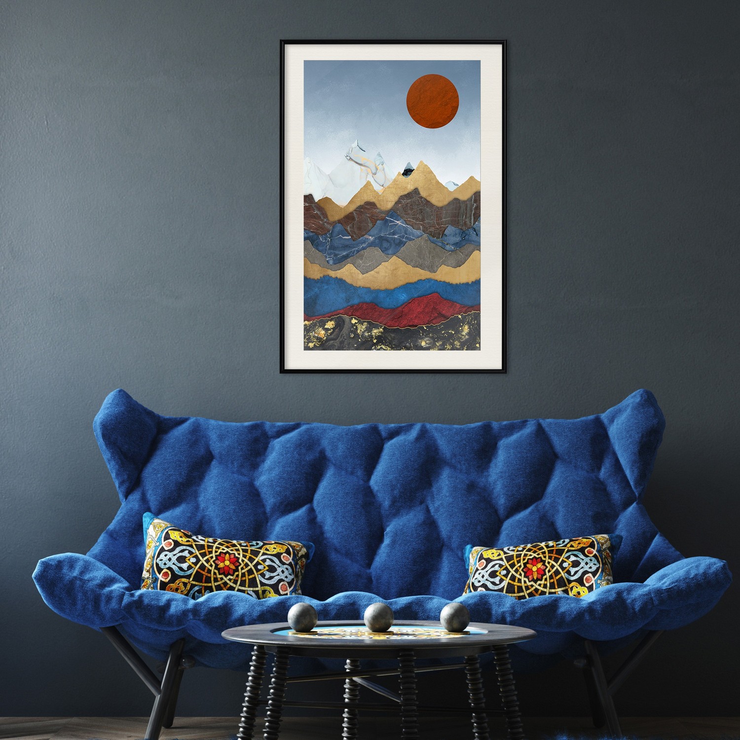 Poster Artgeist Affisch Colombia's Heart