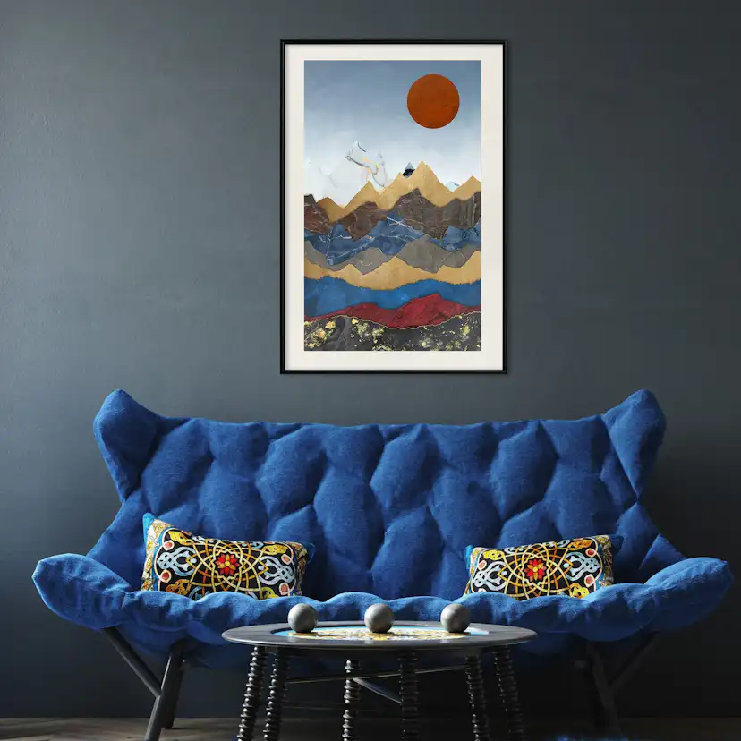 Poster Artgeist Affisch Colombia's Heart