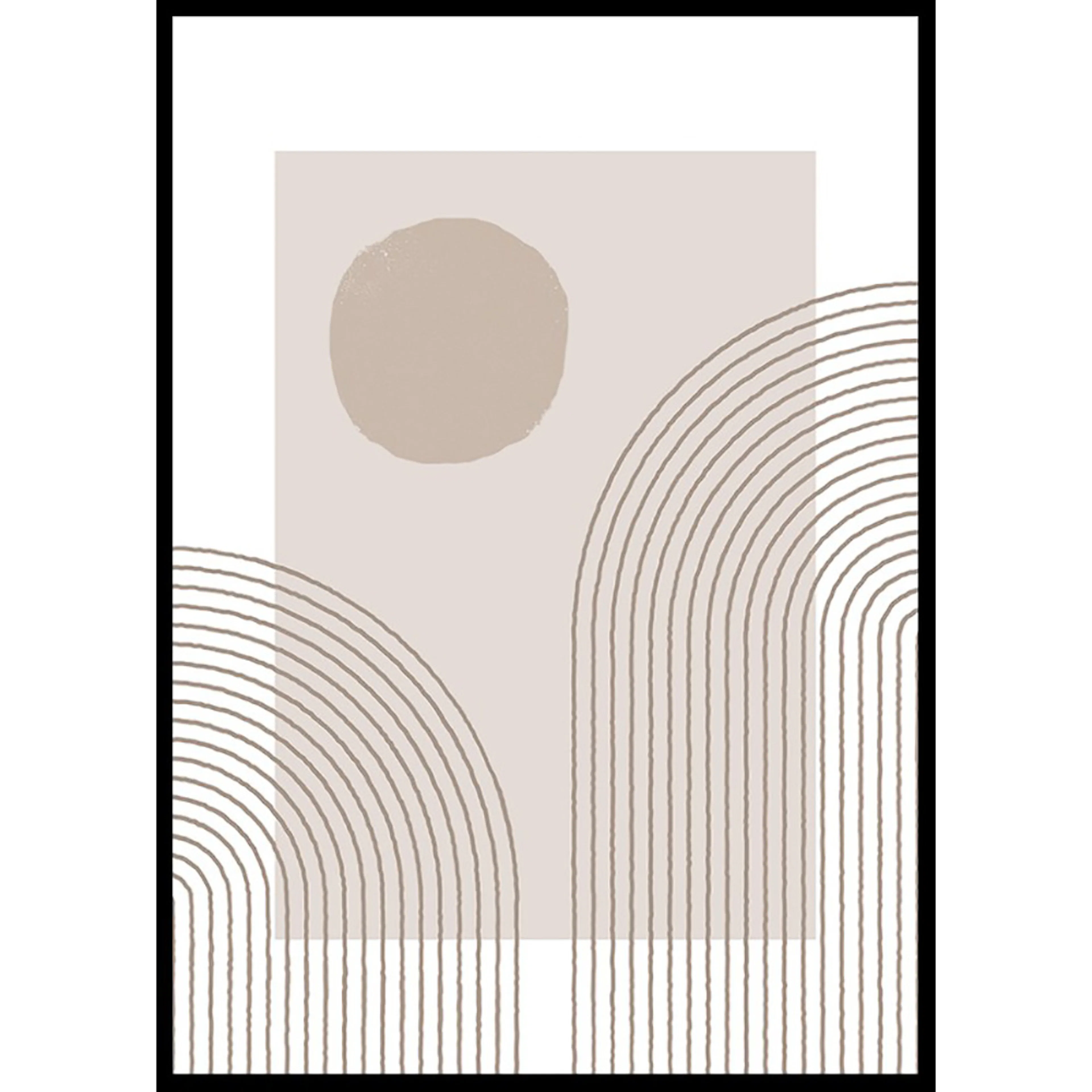 Poster Gallerix Abstract Lined No1