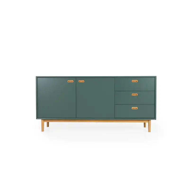 Matbord Venture Home Sanford Mörkbrunt Runt Bord Ø100 cm