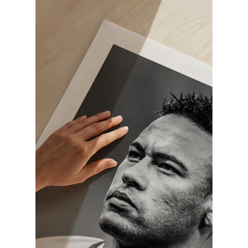 Poster Gallerix Neymar Jr Brazil 2016 B&W