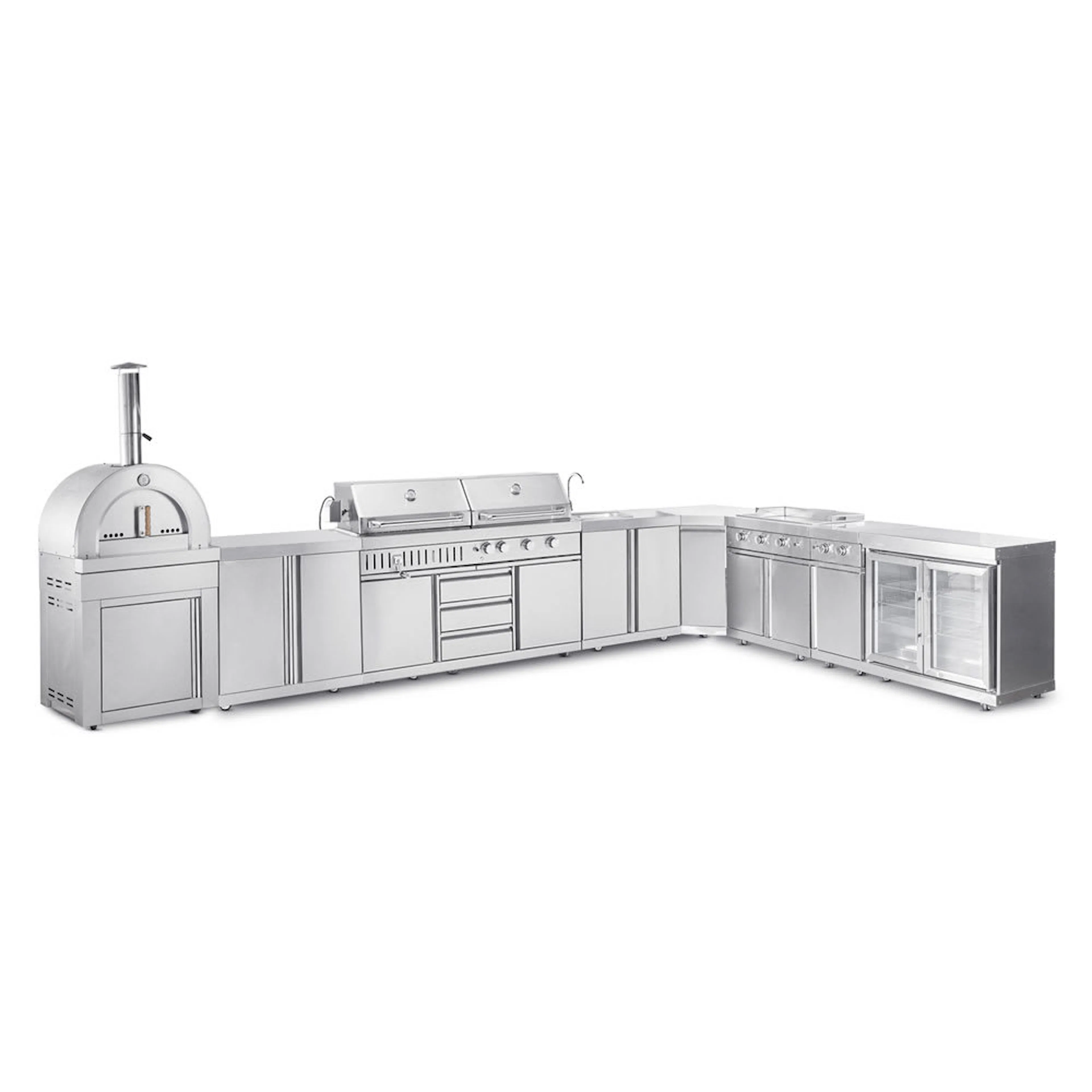 Fristående Utekök Myoutdoorkitchen Stainless Collection Washington