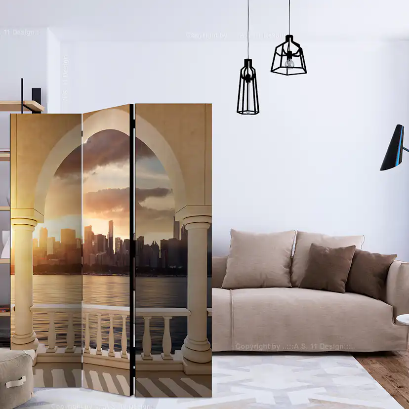 Rumsavdelare Skärmvägg Arkiio Dream About New York 135x172 cm