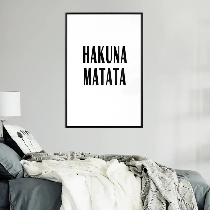 Poster Artgeist Affisch Hakuna Matata