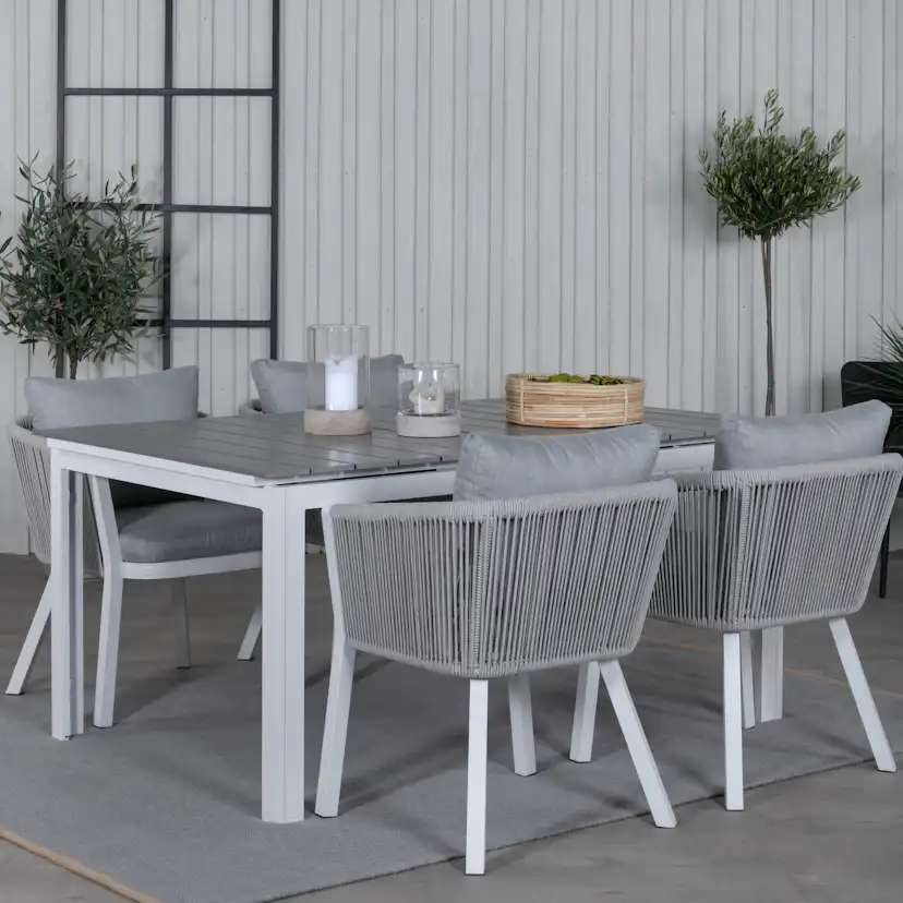 Matgrupp Venture Home Lova med 4 Virya Matstolar