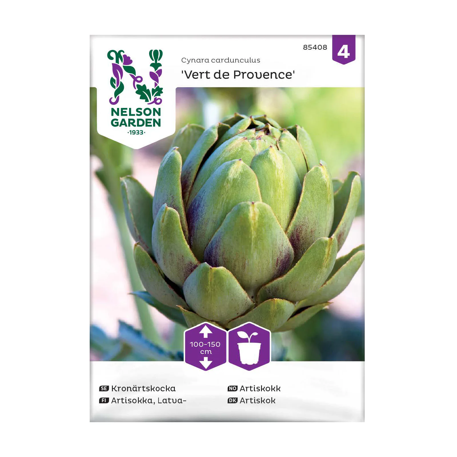 Frö Kronärtskocka Nelson Garden Vert de Provence