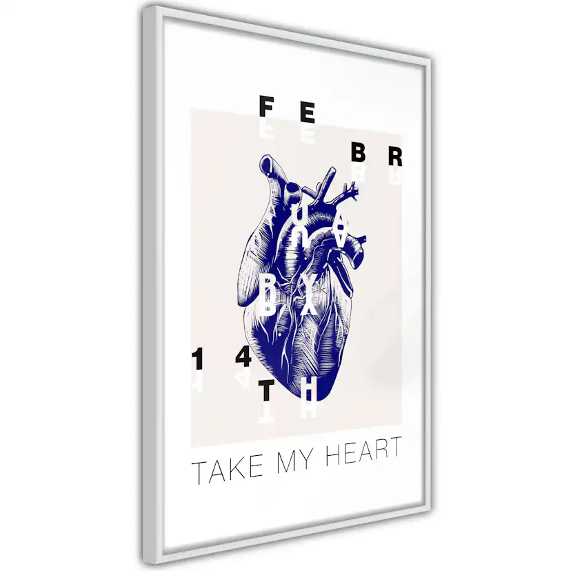 Poster Artgeist Affisch Take My Heart