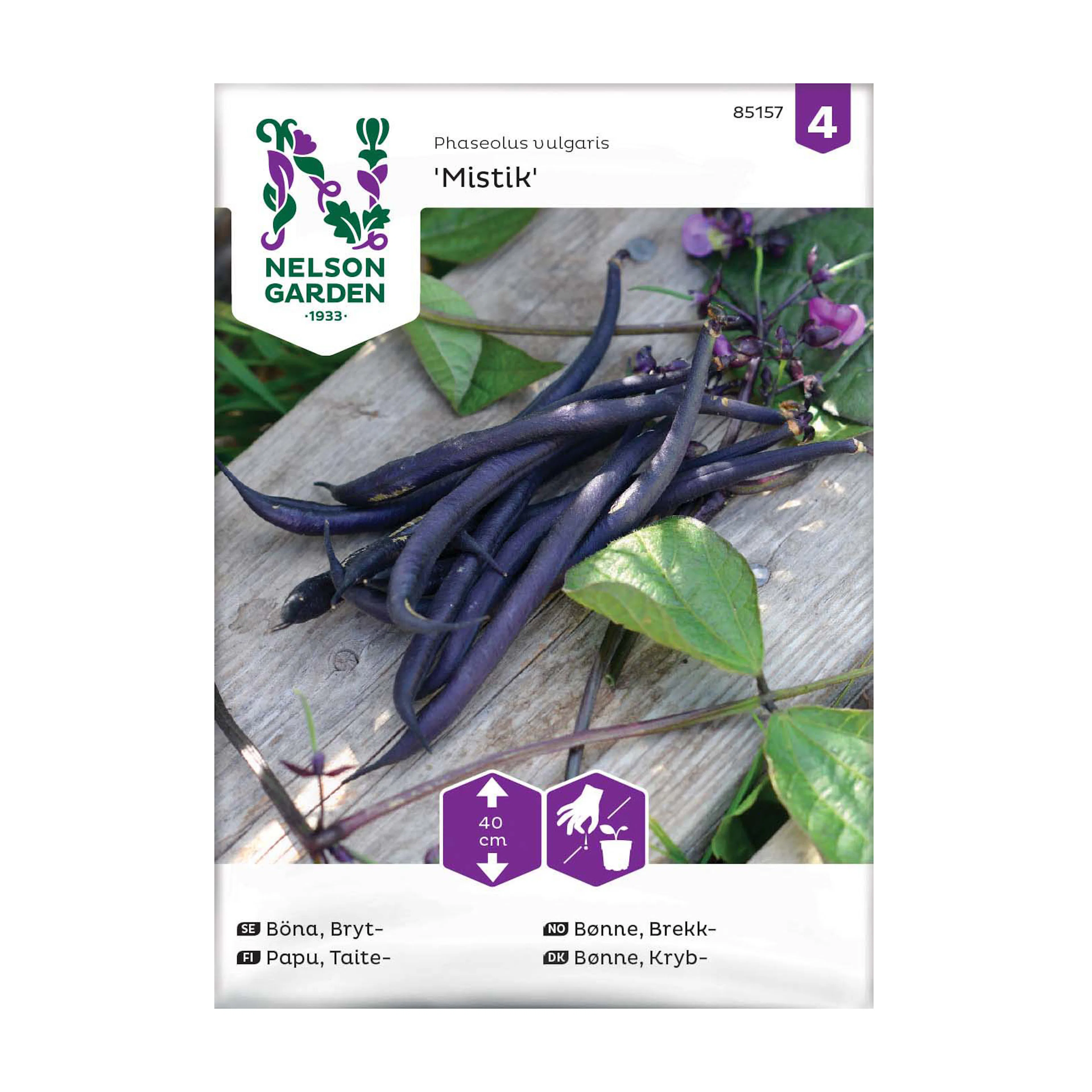 Frö Brytböna Nelson Garden Mistik