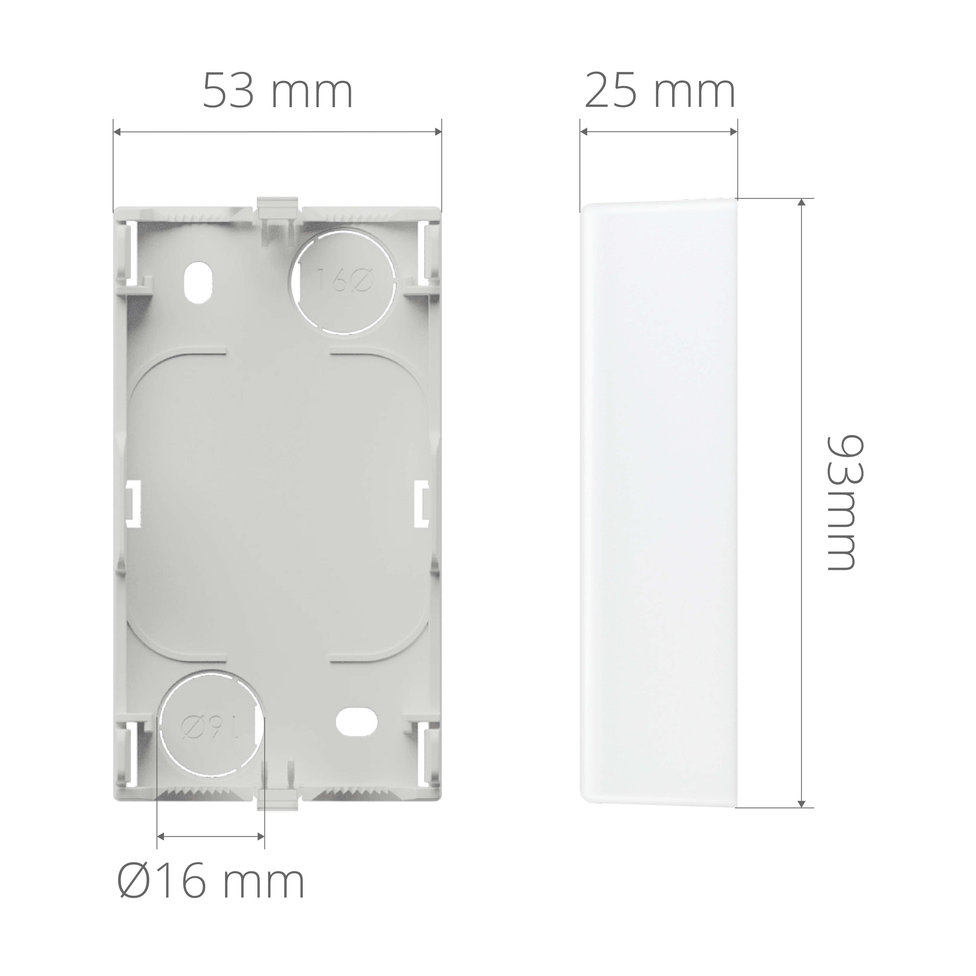 Monteringsdosa Plejd MNT-02