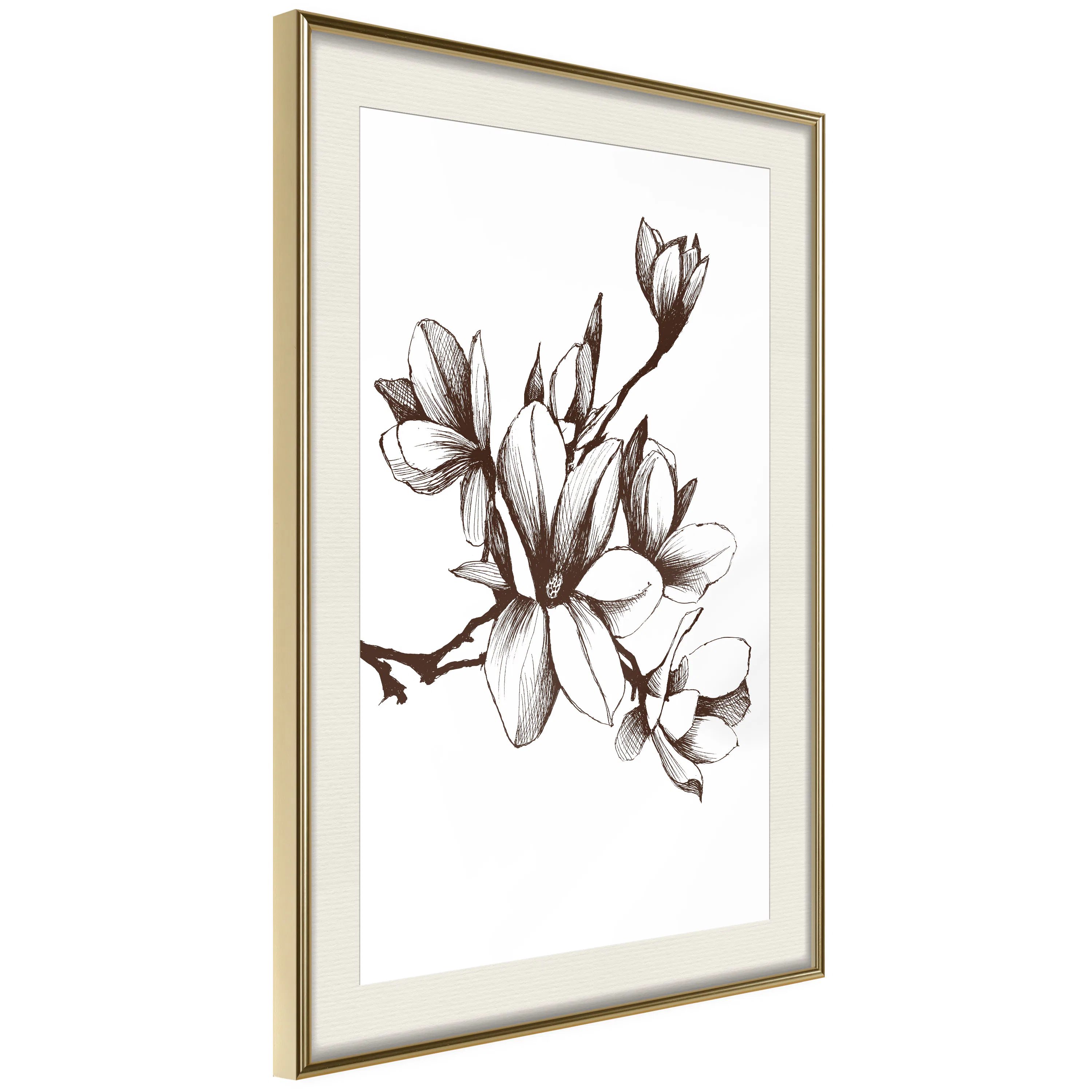 Poster Artgeist Affisch Renaissance Magnolias