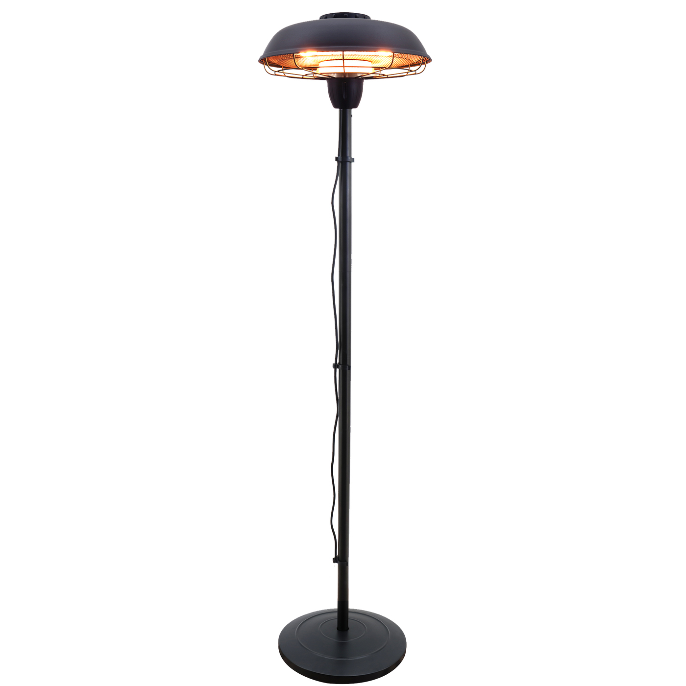 Terrassvärmare HORTUS 2100W Golvmodell HA Svart