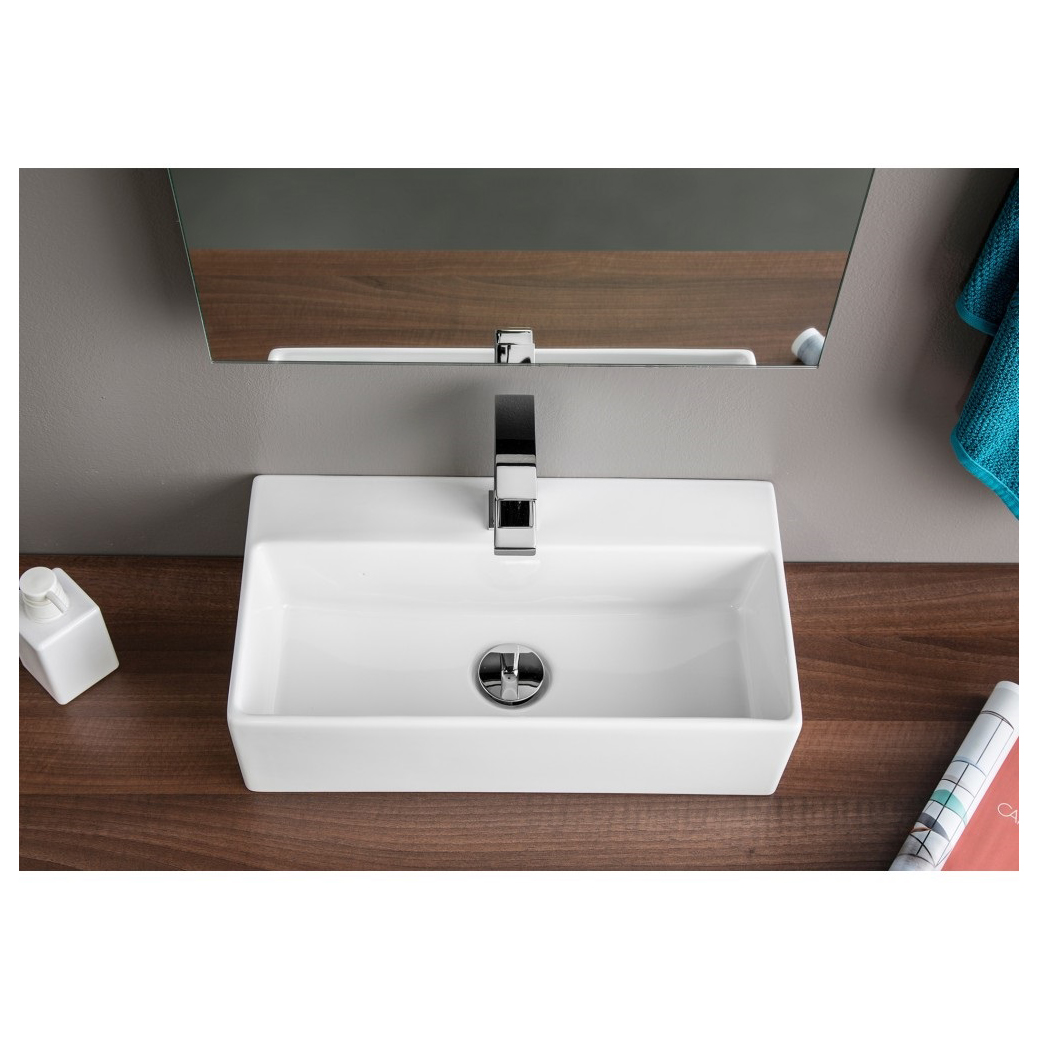 Tvättställ Lavabo Boxo 1080 Slim 475 mm Vit
