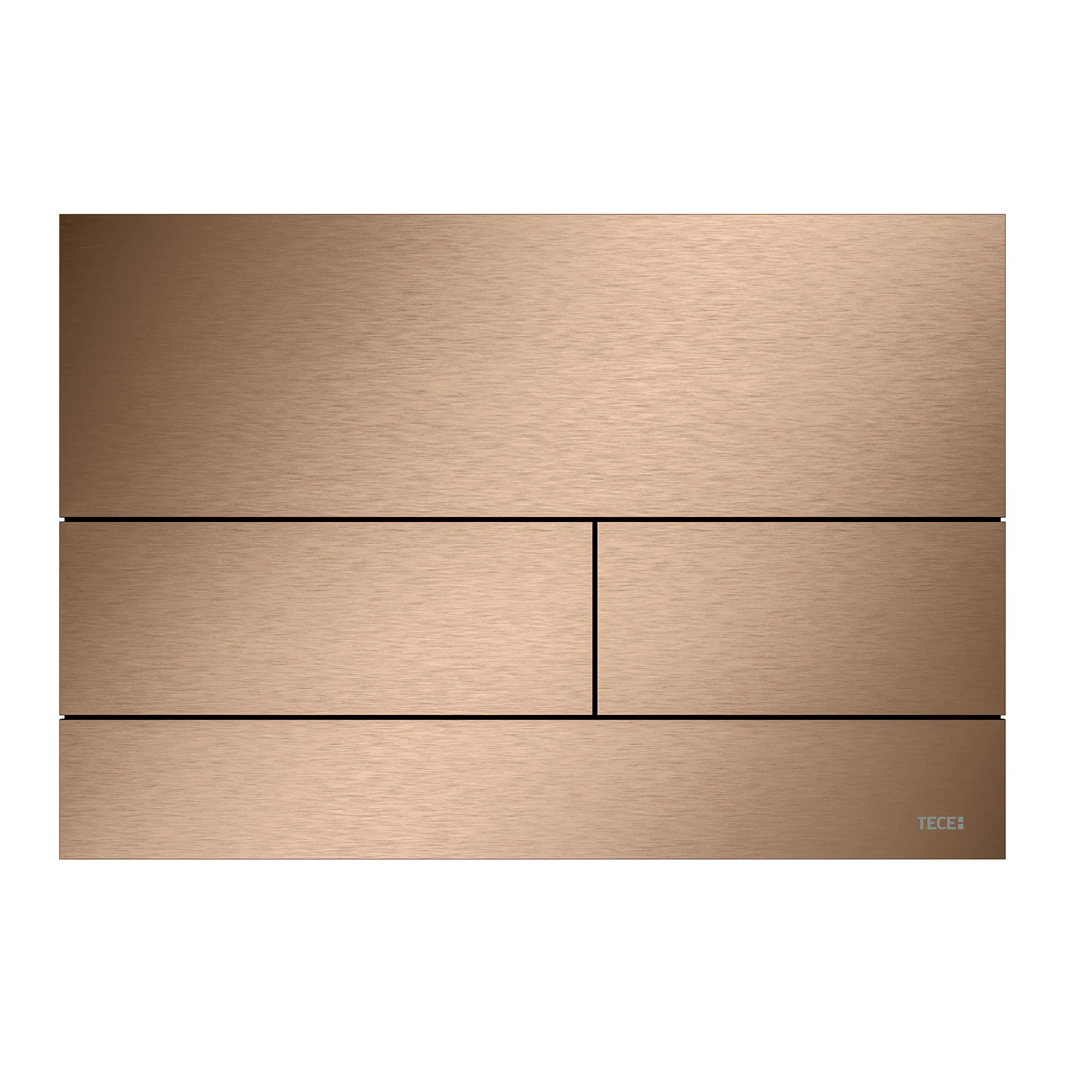 Spolknapp TECE Square PVD-Belagd Extra Platt Design