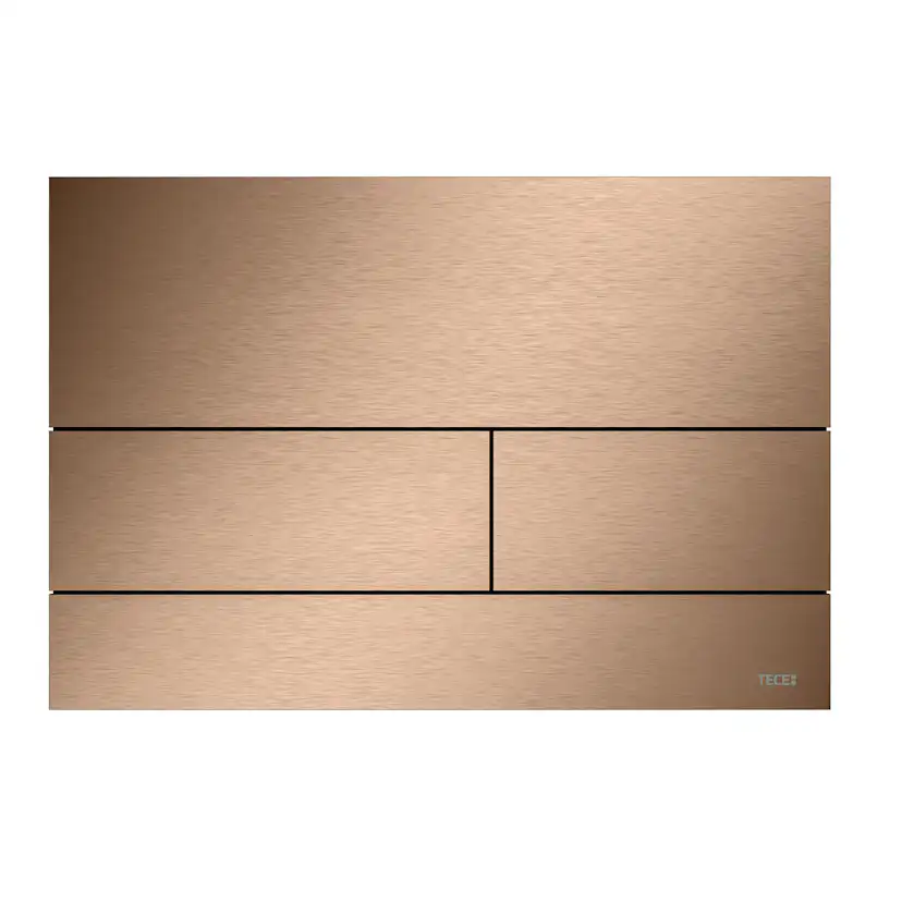 Spolknapp TECE Square PVD-Belagd Extra Platt Design