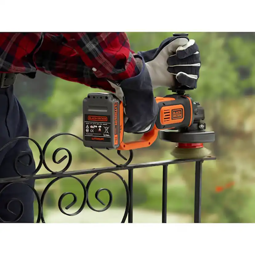 Vinkelslip Black & Decker BCG720N 18V Utan Batteri
