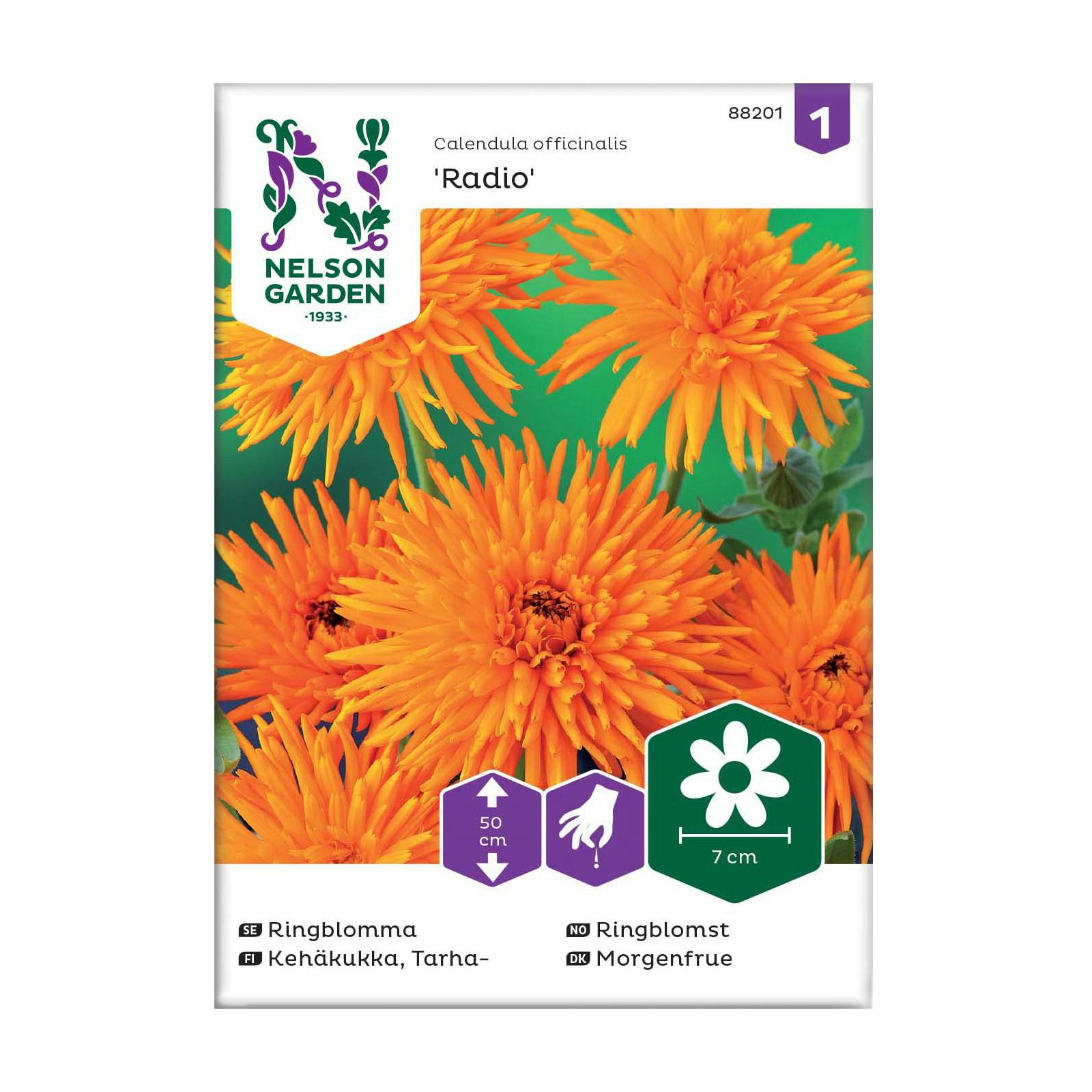 Frö Ringblomma Nelson Garden Radio