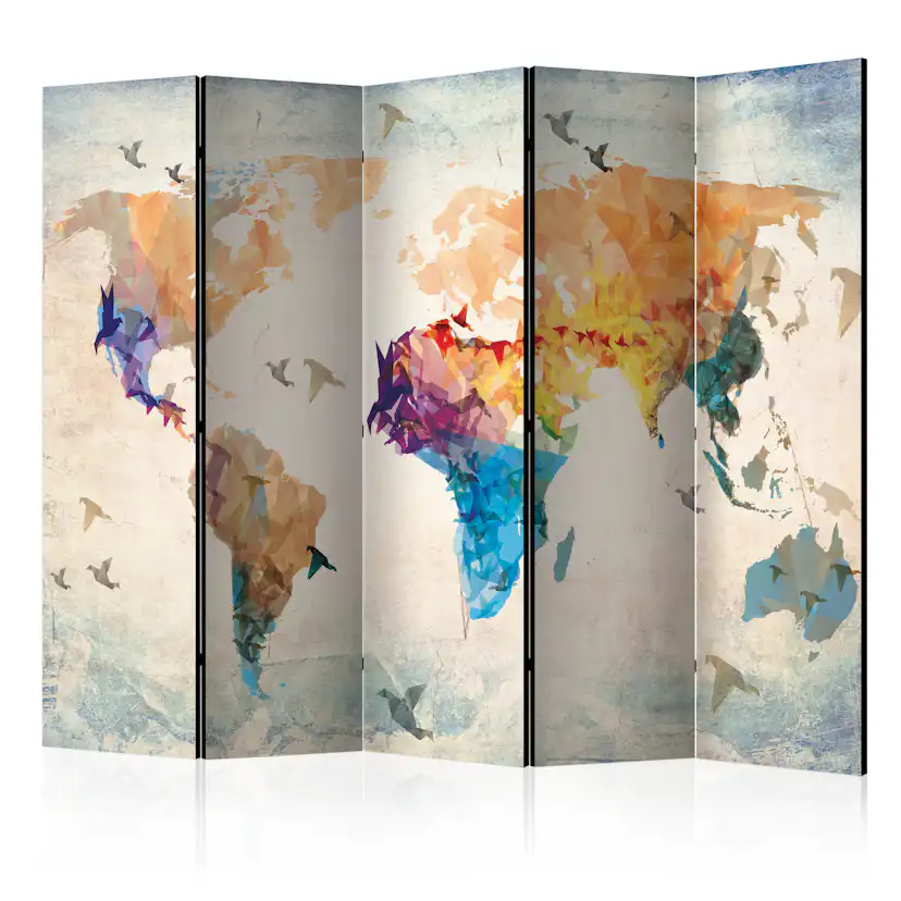 Rumsavdelare Arkiio Paper Birds II 225x172 cm