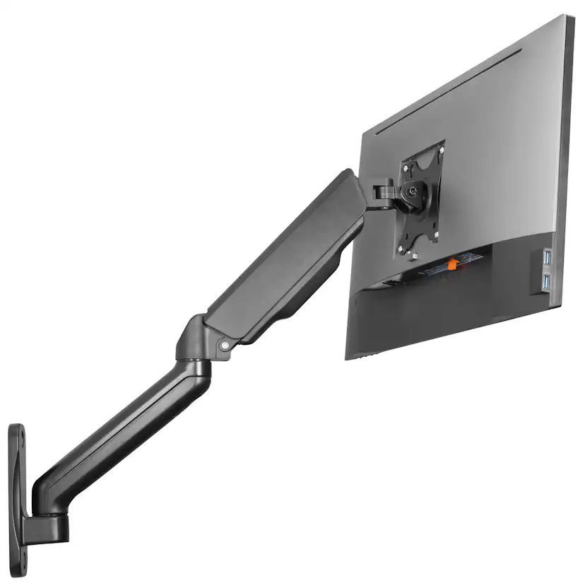 Monitorarm LogiLink Väggfäste 17-32 tum Gasfjädrad 450 mm