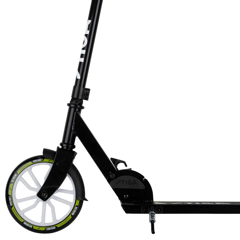 Sparkcykel STIGA Sports Kick Scooter Route 200-S Black/Lime