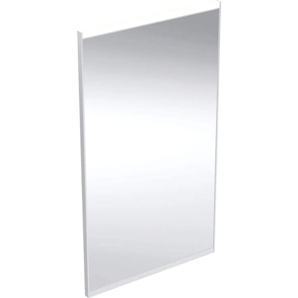Ifö Option Plus Square med direkt och indirekt belysning Aluminium, Bredd: 40 cm
