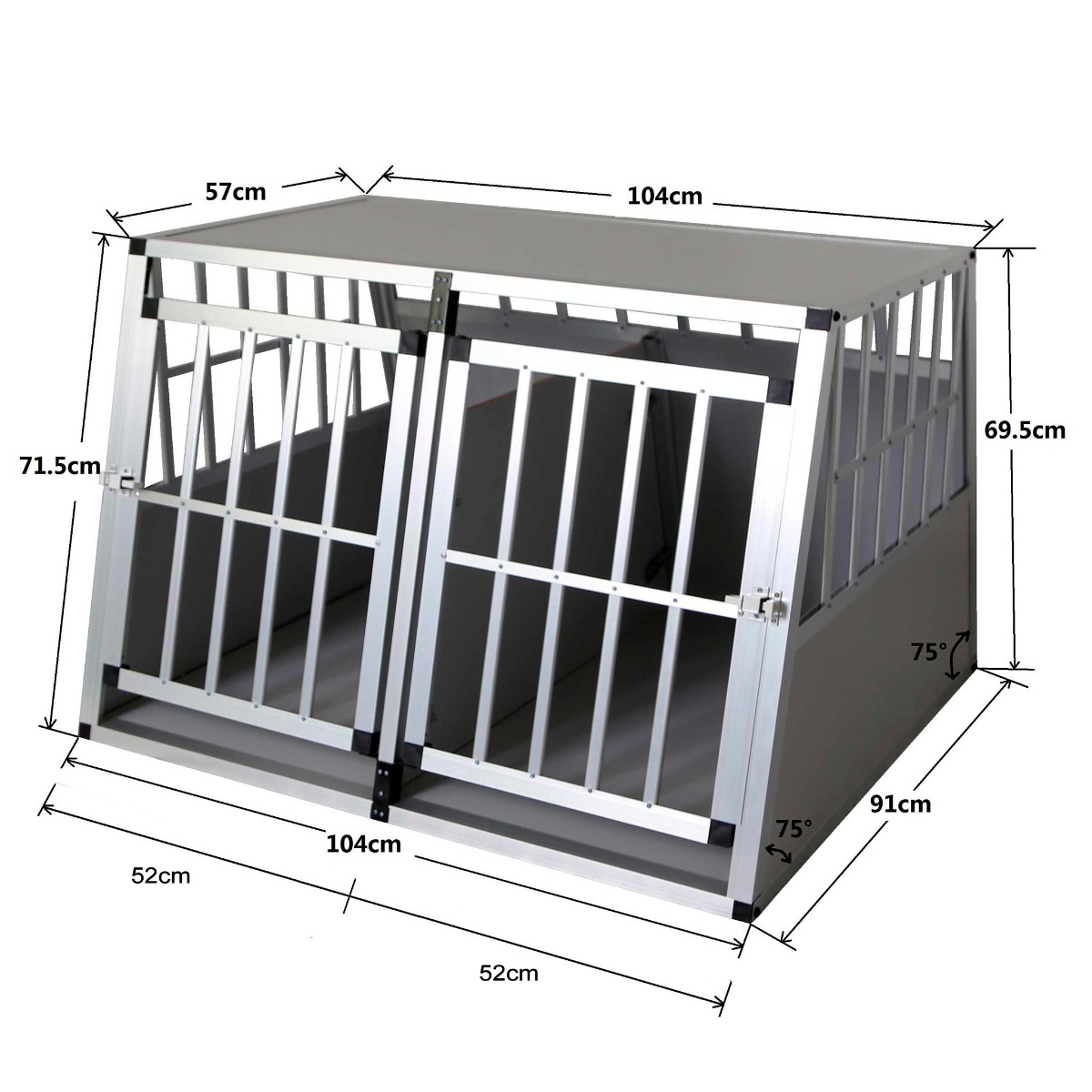 Hundbur Trekker XXL 104x90,5x69,5 cm