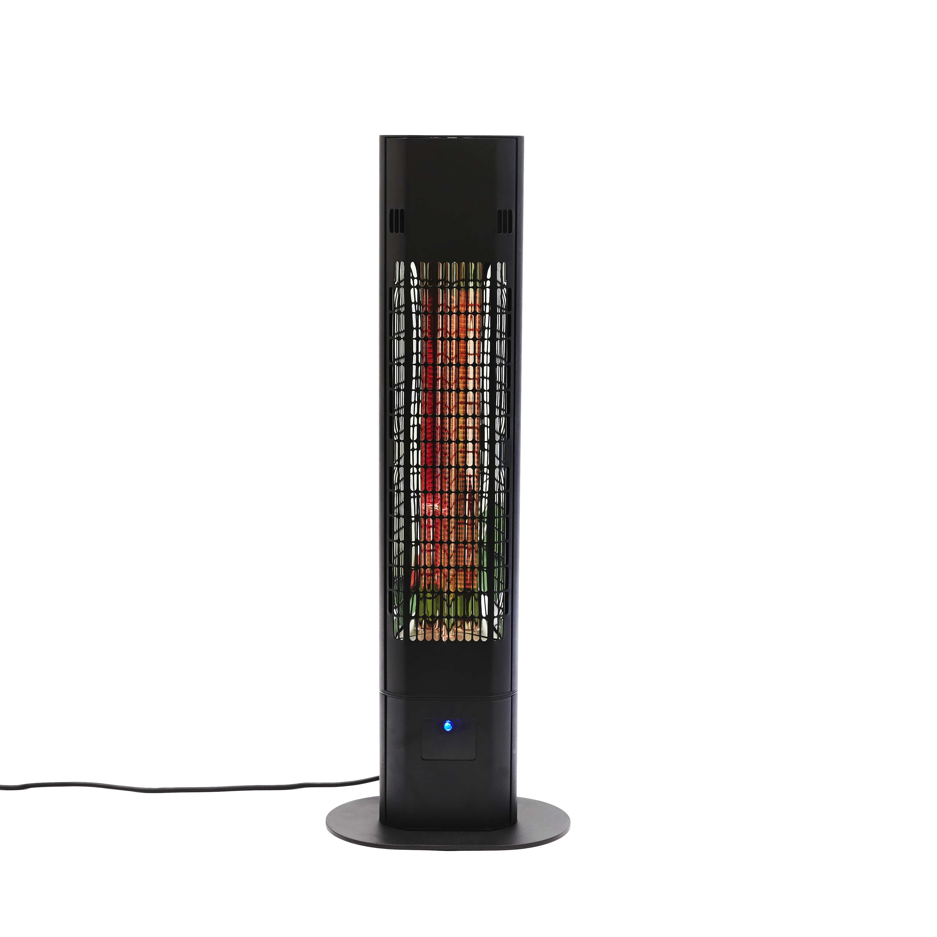 Terrassvärmare HORTUS 1800W Golvmodell inkl. Fjärrkontroll Svart