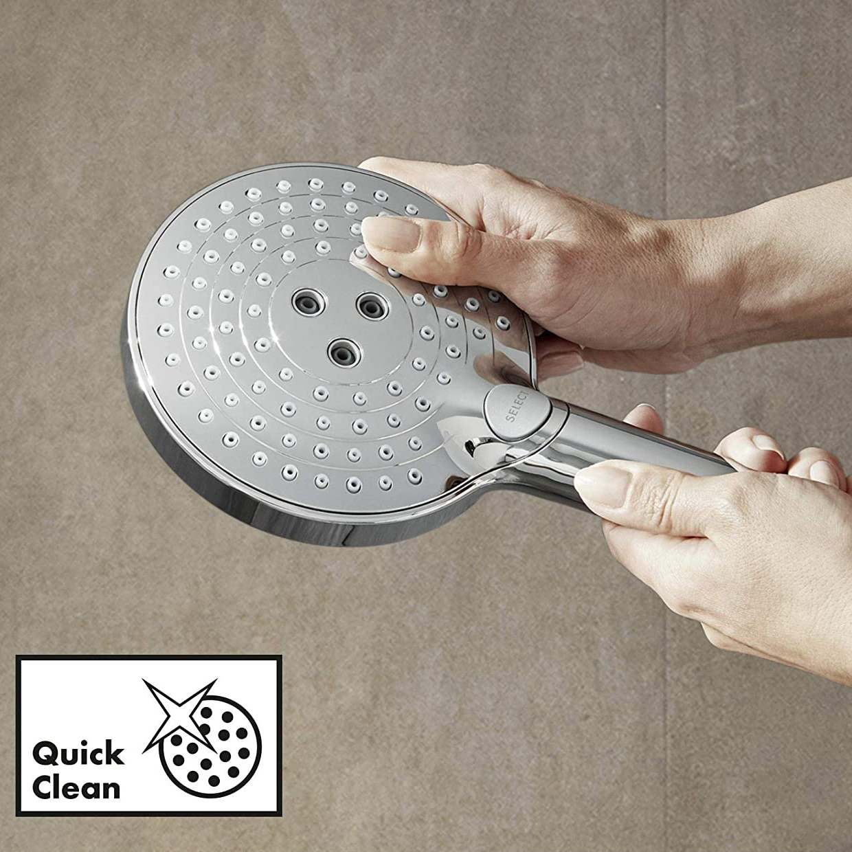 Takduschset Hansgrohe Raindance E 300 ShowerSelect Square 1jet