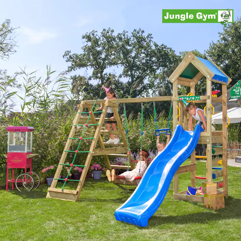 Klätterställning Jungle Gym Patio 2 Gungor & Rutschkana
