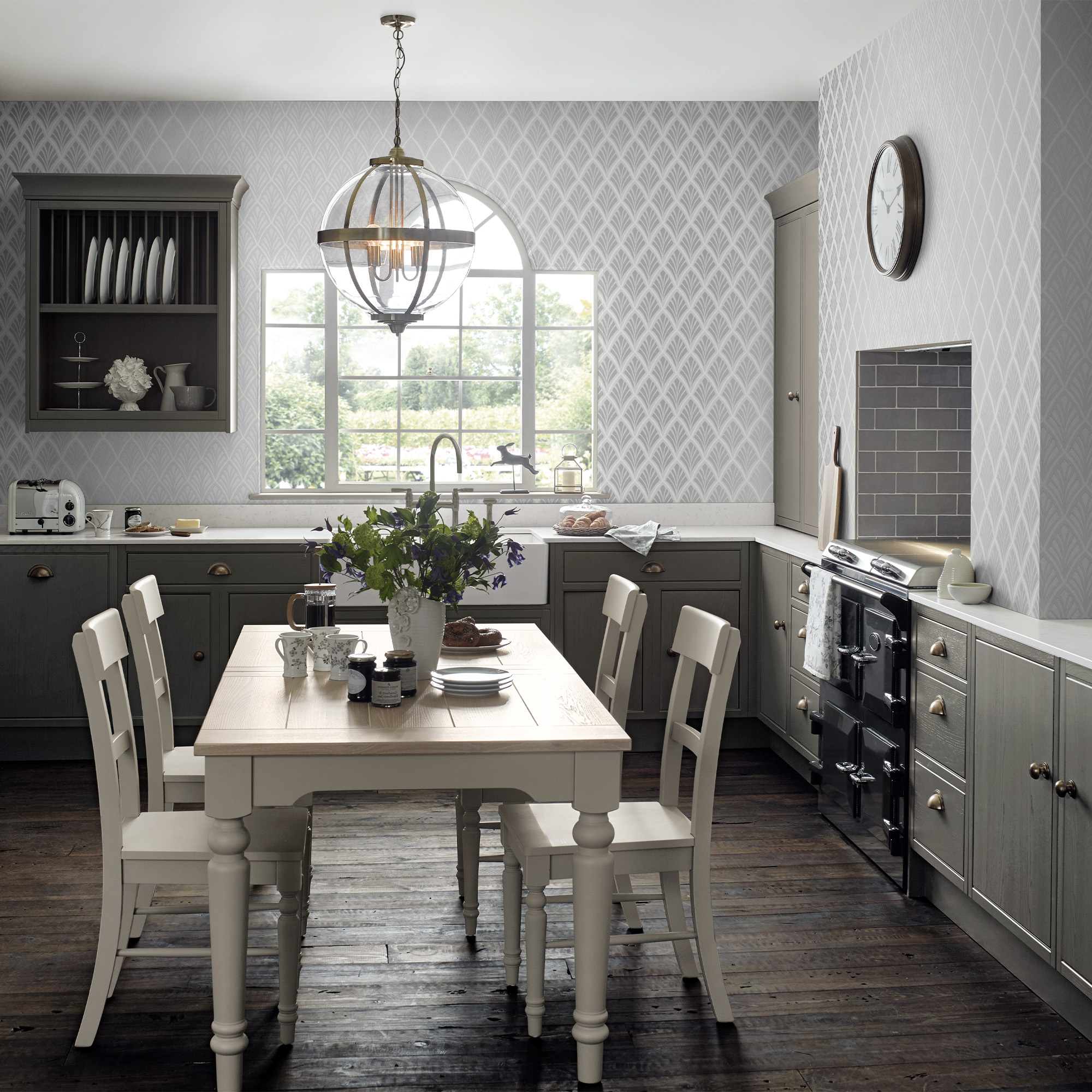 Tapet Laura Ashley Florin Silver