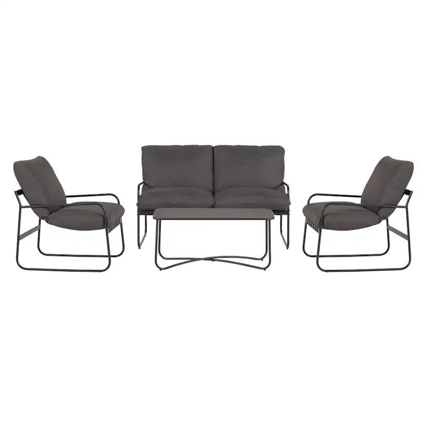 Loungegrupp ENVY DESIGN Theodor Trädgårdsgrupp i Aluminium med Dynor