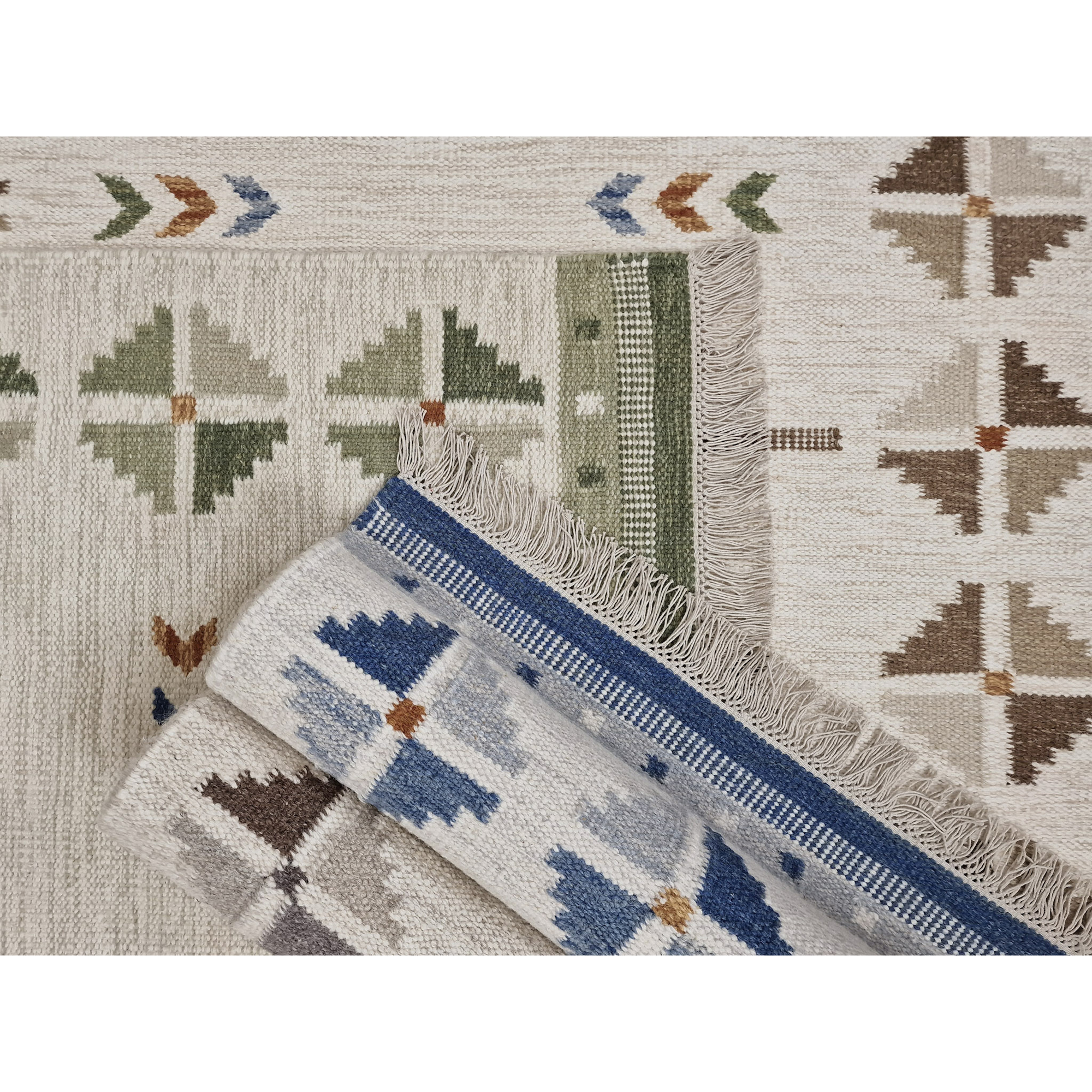 Handvävd Matta KM Carpets Avesta Ull