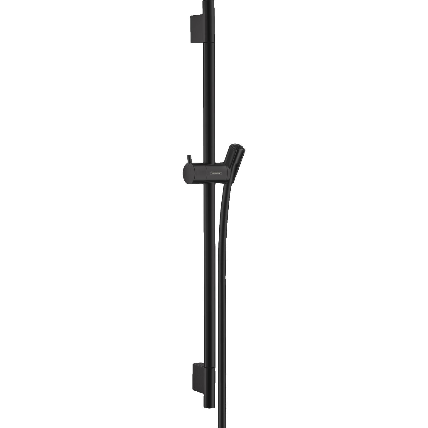 Unica Duschstång S Puro 65 cm med duschslang Matt Svart, H: 718 mm