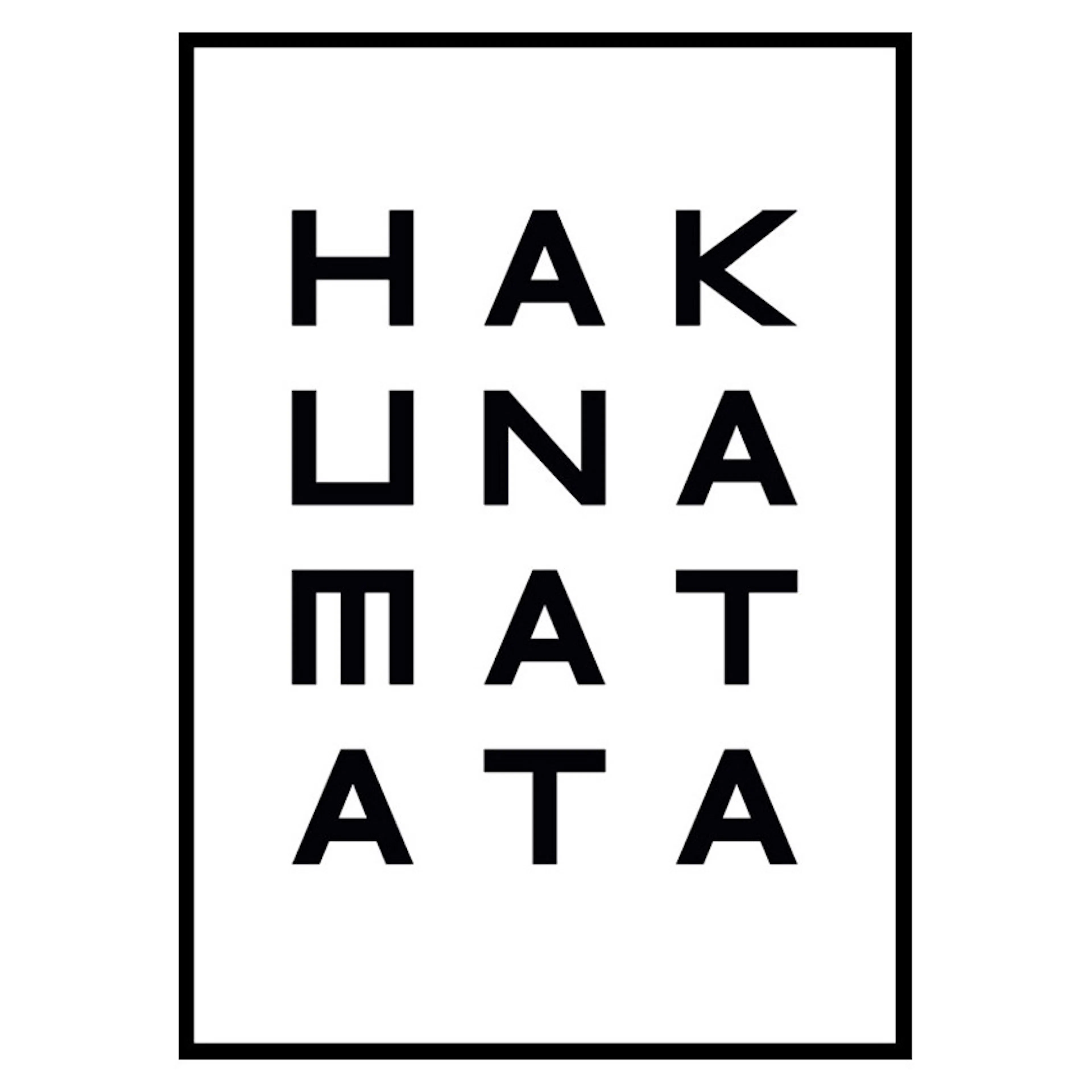 Poster Gallerix Hakuna Matata