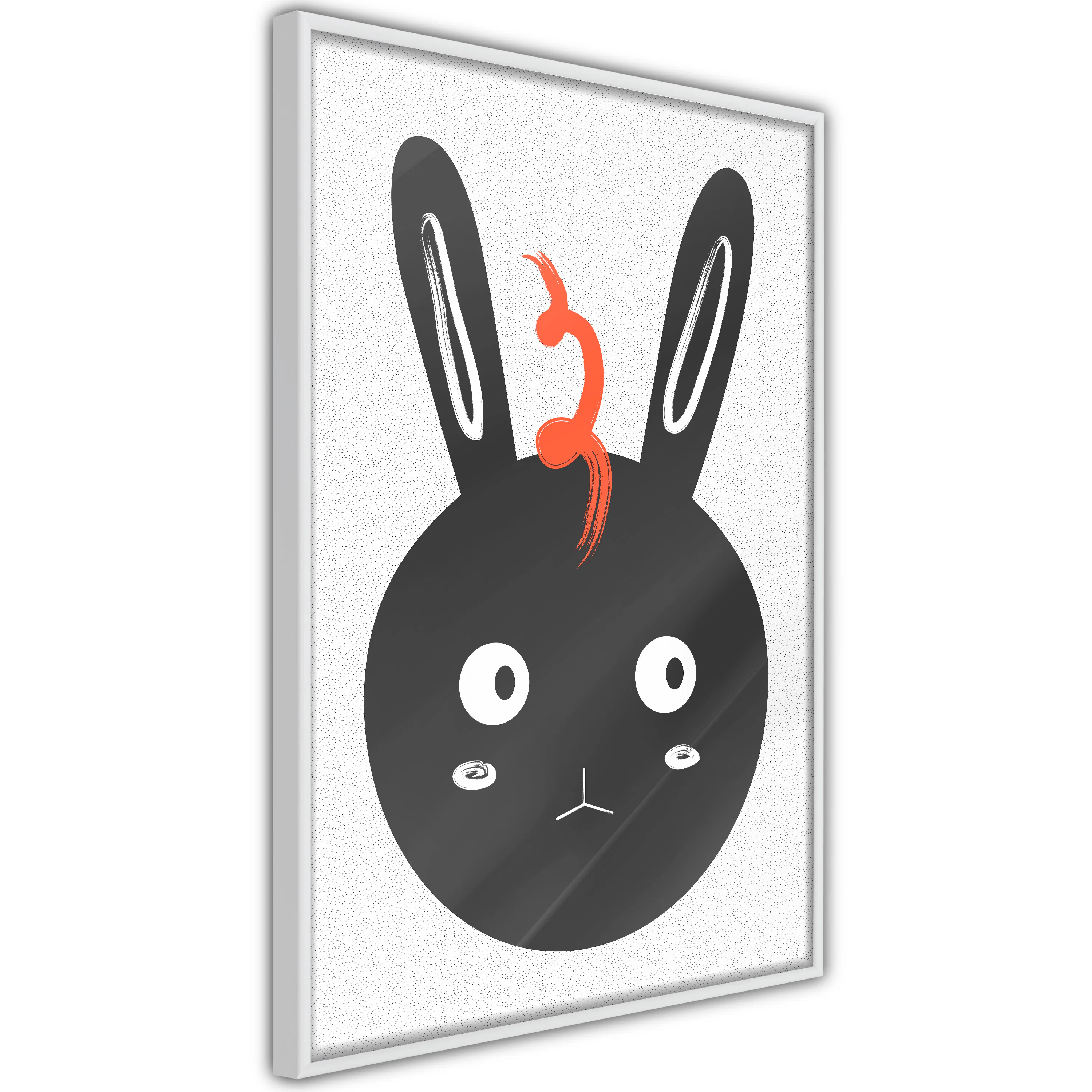 Poster Artgeist Affisch Rabbit Sees Everything