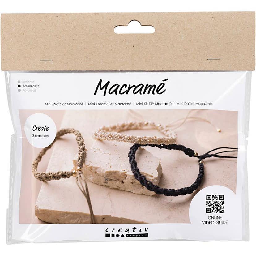 DIY-kit Creativ Company Makramé Armband