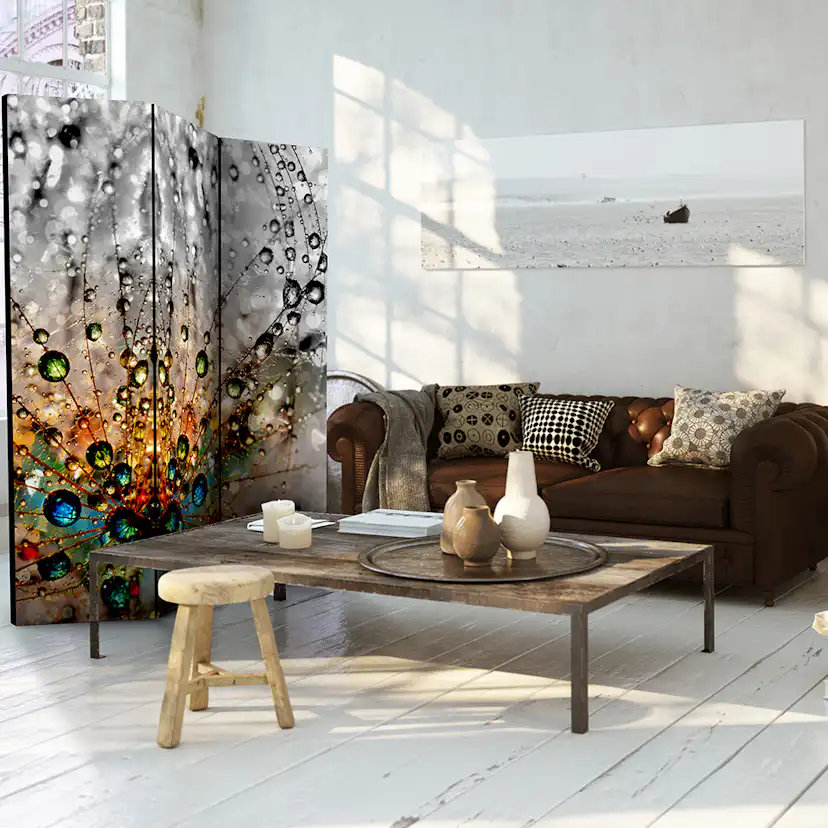 Rumsavdelare Skärmvägg Arkiio Enchanted Morning Dew 135x172 cm