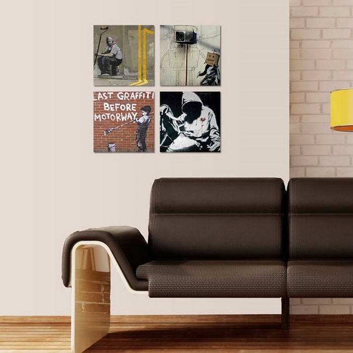 Tavla Arkiio Banksy Street Art