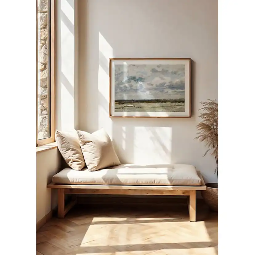 Poster Gallerix View Over The Rhine At Düsseldorf By Victor Westerholm