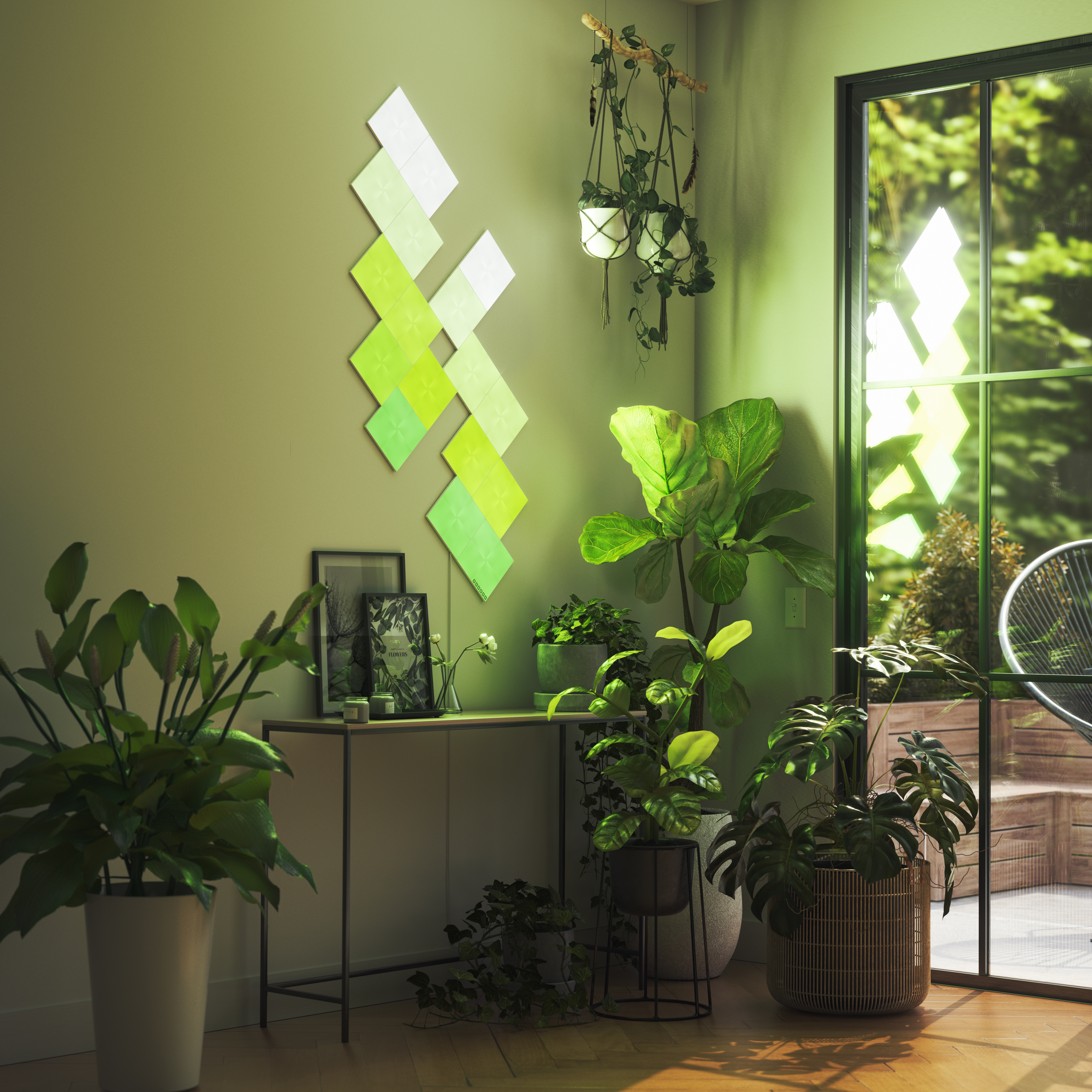 Belysningssystem Nanoleaf Canvas Startkit 9-pack