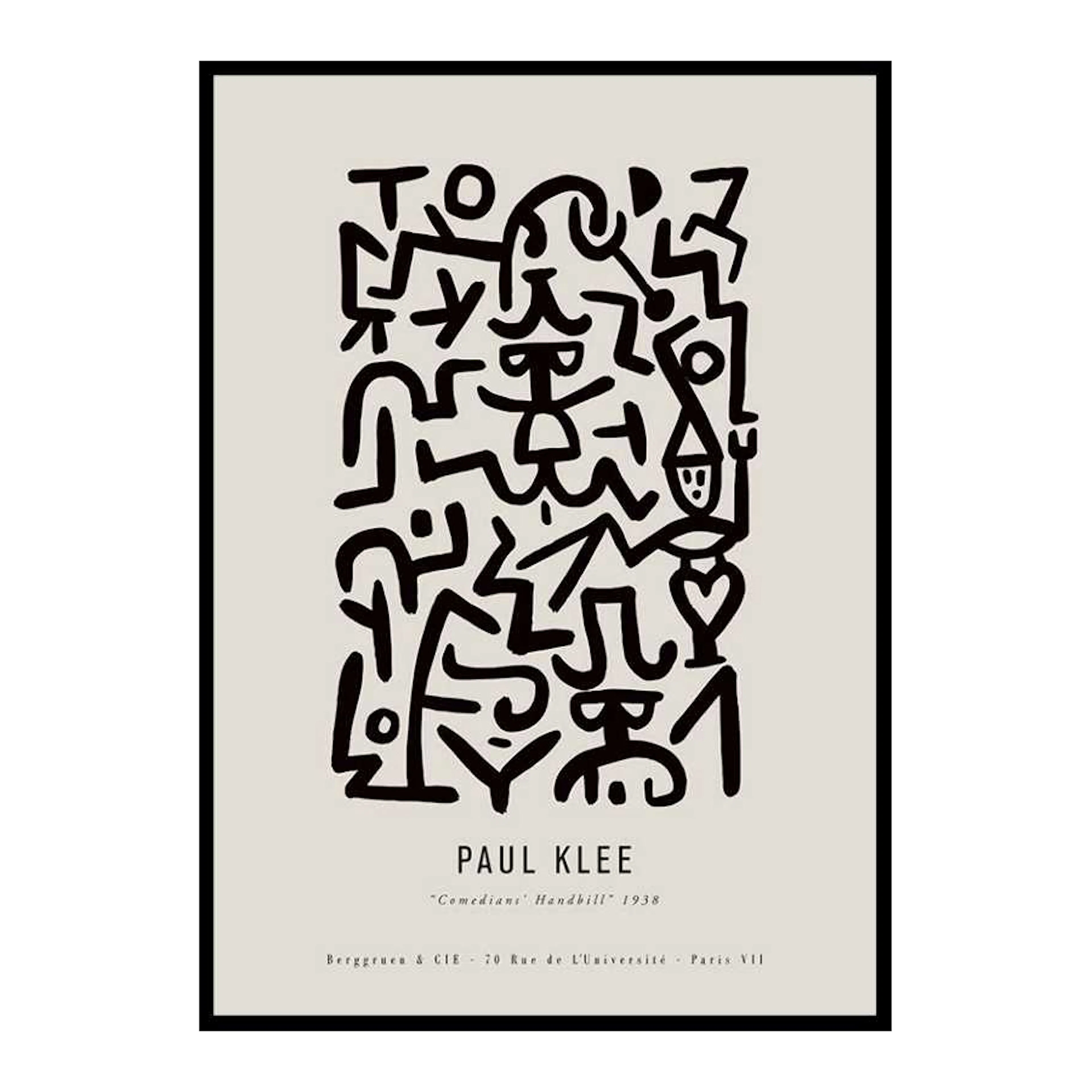 Poster Gallerix Paul Klee Comedians