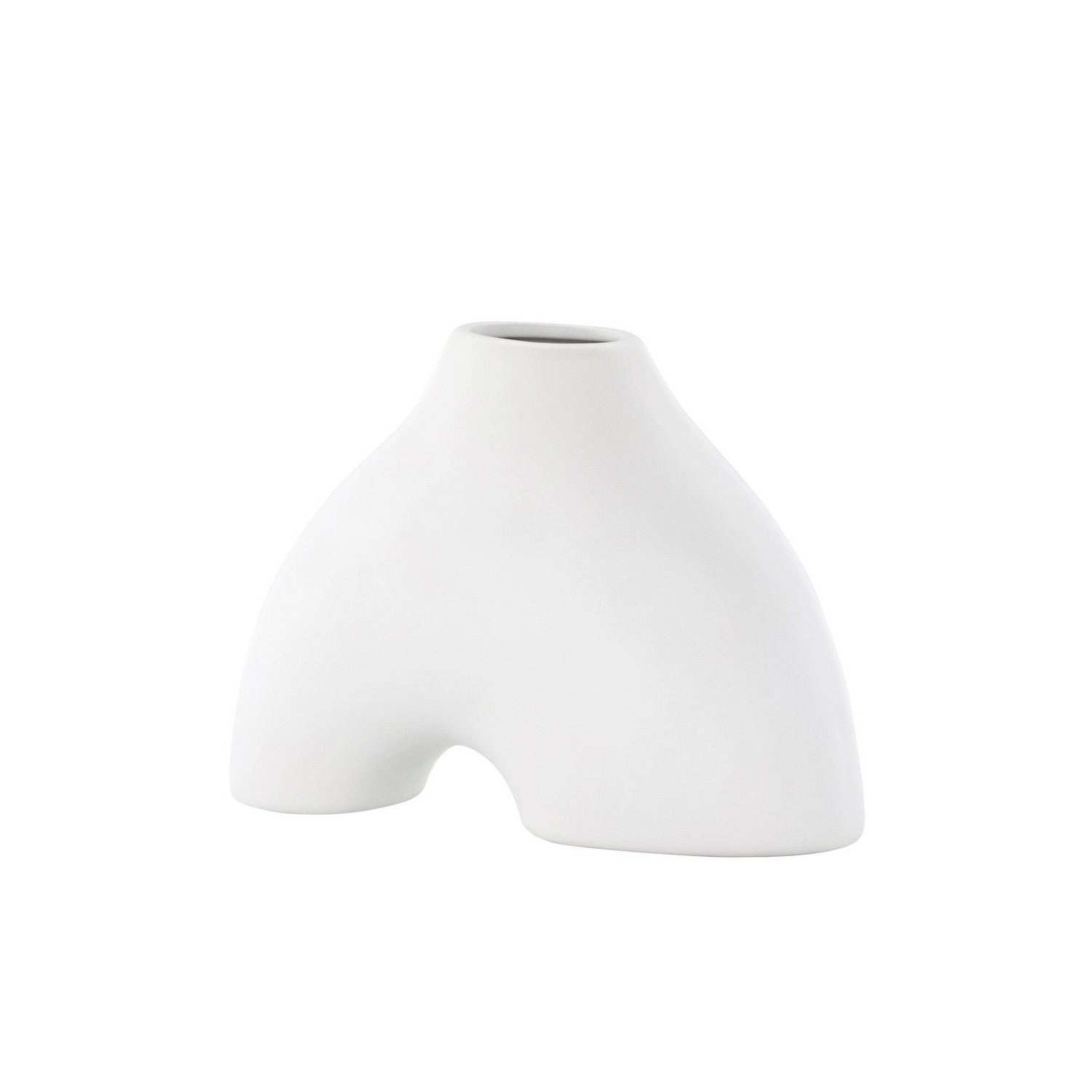 Kento Vase - White - 21*8*15Hcm Vit