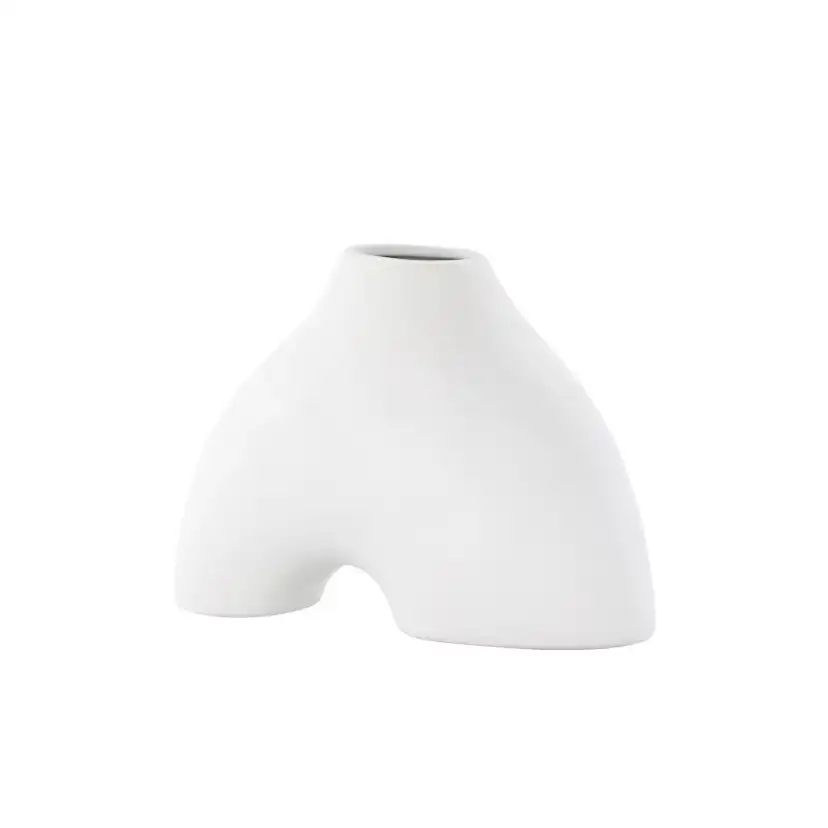 Kento Vase - White - 21*8*15Hcm Vit