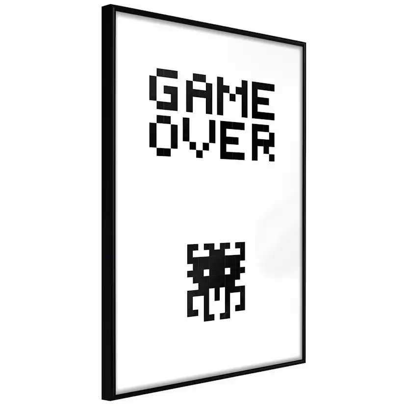 Poster Artgeist Affisch Game Over