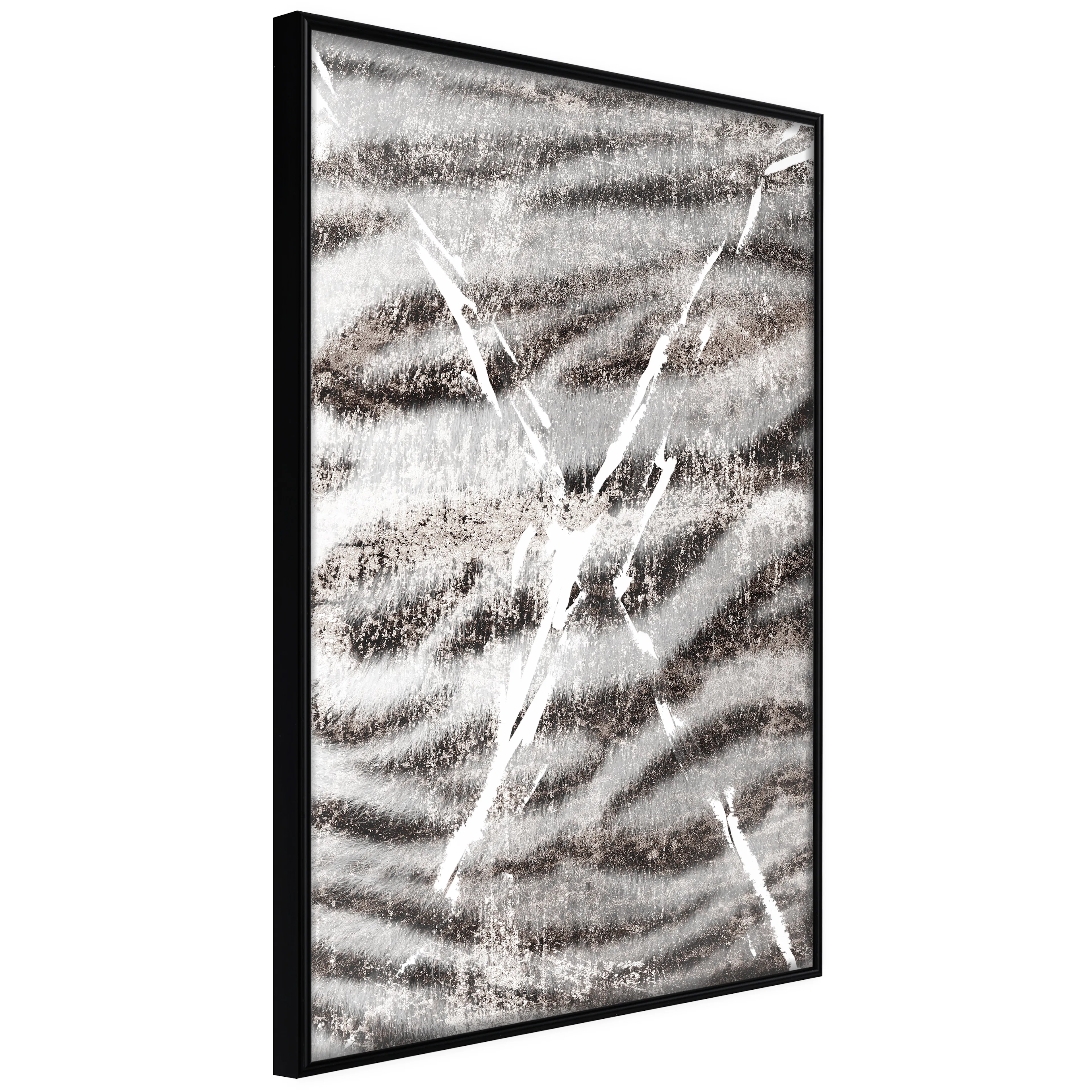 Affisch - Tiger Stripes [Poster] 40x60 Svart ram, 40x60 cm