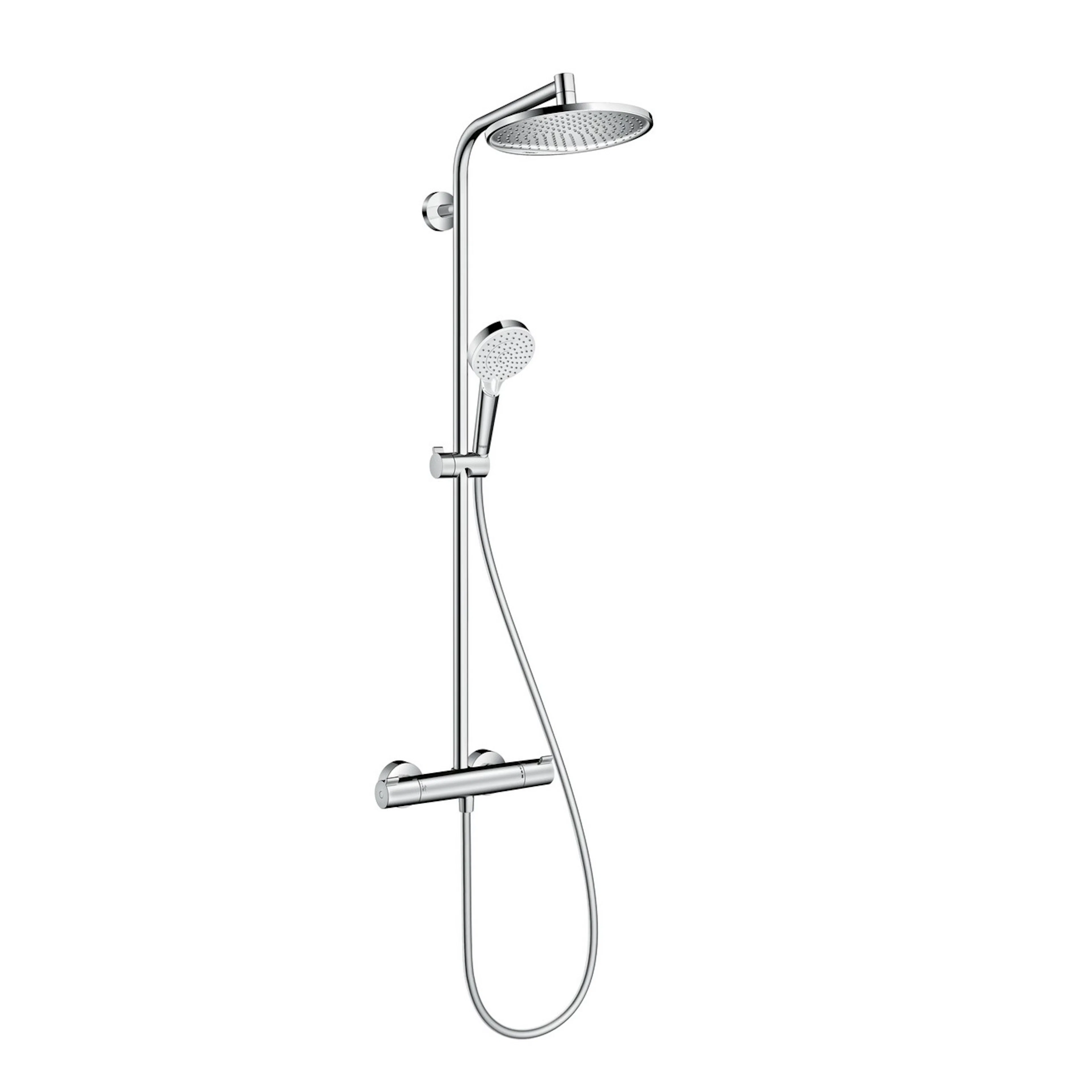 HG Crometta S 240 Showerpipe chrom 150 cc utan EcoSmart