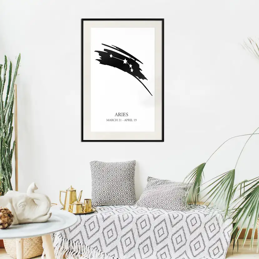 Poster Artgeist Affisch Zodiac Signs Aries